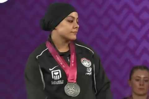 سارة سمير تحصد 3 ميداليات في بطولة العالم لرفع الأثقال